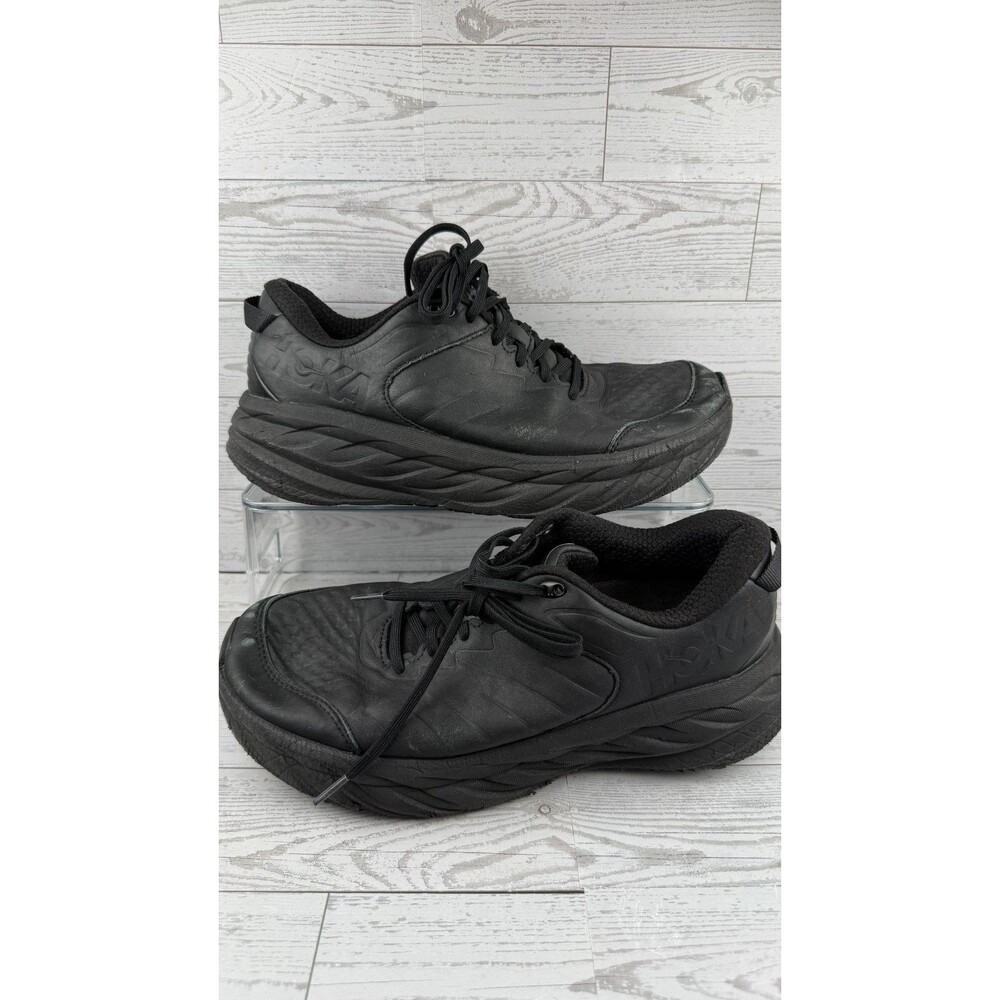 Hoka One One Bondi SR 1129350 BBLC Core Black 10 2E Men's Running Shoes #477